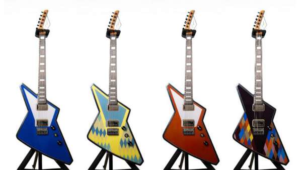 Eインク搭載のエレキギター、曲や気分で色を変え放題|au Webポータル