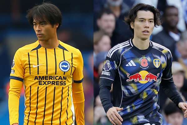 三笘薫と田中碧が廊下で“再会” 止まらない談笑30分…対決実現せずも“裏