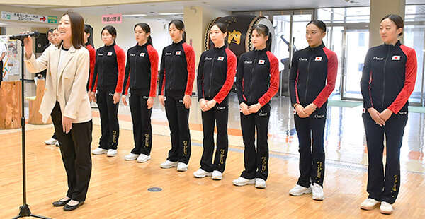 新体操団体の日本代表、世界選手権を前に村山で合宿 |au Webポータル