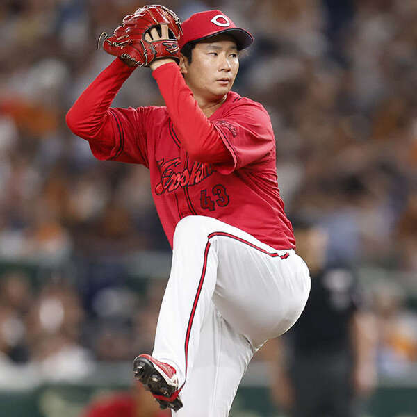 島内颯太郎　PR　シリアル(No.43) 広島・島内颯太郎「しっかり責任を持って取り組んでいこうと思います